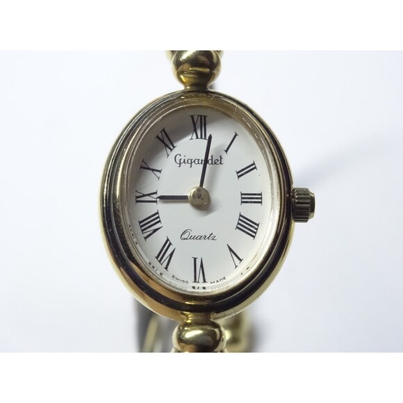 Ladies 17mm Oval Gigandet Bangle Watch with Multicolor Flex Cable  Bracelet main image 4